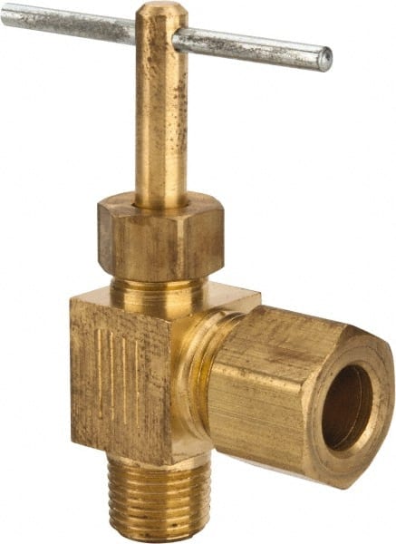 Needle Valve: Angled, 5/16 x 1/8