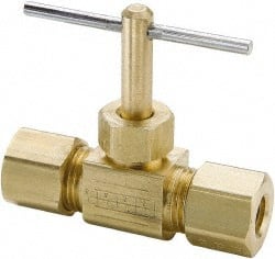 Needle Valve: Straight, 1/4