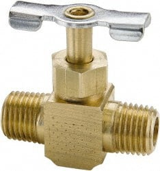 Needle Valve: Straight, 1/8