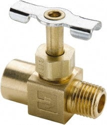 Needle Valve: Straight, 1/4