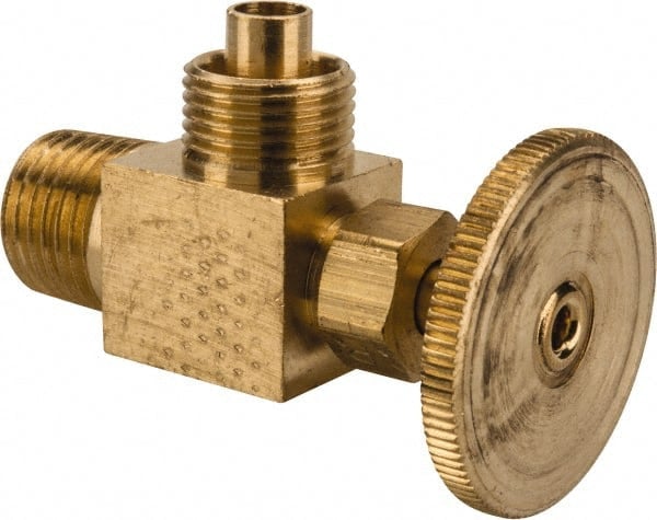 Needle Valve: Angled, 3/8 x 1/4