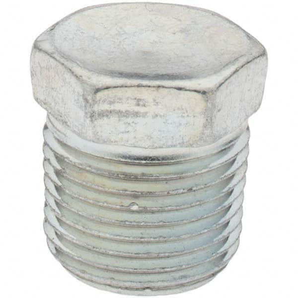 Industrial Pipe Hex Plug: 3/8