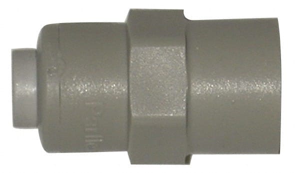 Push-To-Connect Tube Fitting: Faucet Adapter, 7/16-24 Thread, 5/16