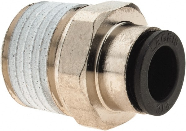 Push-To-Connect Tube to Male NPT Tube Fitting: Connector, 1/2