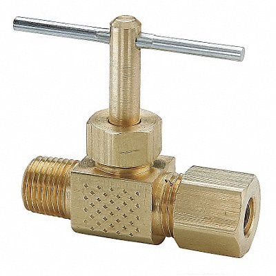 Needle Valve 1/4 in Compressn-Male Pipe MPN:NV106C-4-2