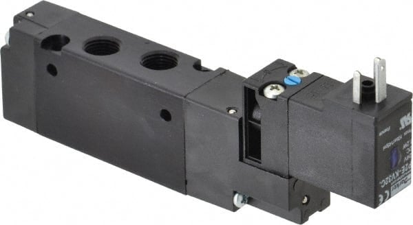 Stacking Solenoid Valve: Single Solenoid, 4-Way, 2 Position, Air Return MPN:B310BB549C