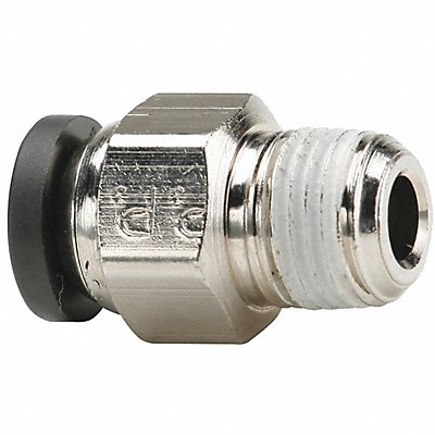 Male Connector 3/8 Tube Size Silver MPN:W68PW-6-6