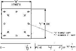 100 Lb. Capacity, 1/4-20 Mount Hole, 4