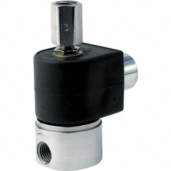 Solenoid Valve: 3-Way, 1/4