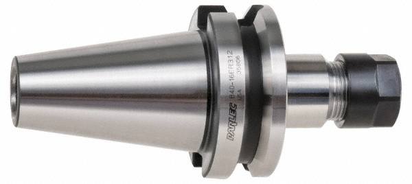 Collet Chuck: 1 to 16 mm Capacity, ER Collet, Taper Shank MPN:B40-25ERP412