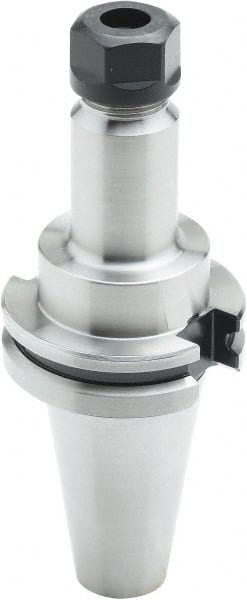 Collet Chuck: 0.5 mm Capacity, ER Collet, Dual Contact Taper Shank MPN:C40F-16ERF500