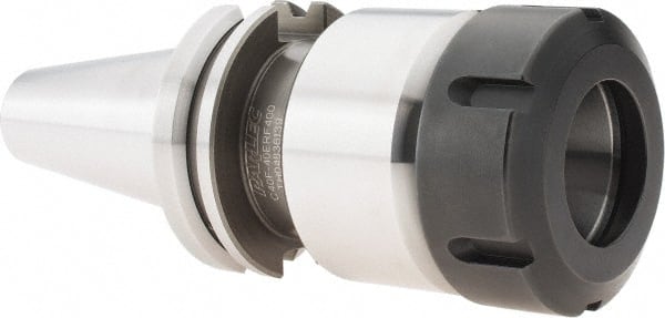 Collet Chuck: 2 to 30 mm Capacity, ER Collet, Dual Contact Taper Shank MPN:C40F-40ERF400