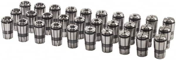 Collet Set: 30 Pc, Series TG/PG 100, 1