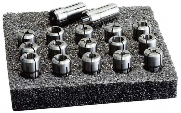 Collet Set: 46 Pc, Series TG/PG 75, 3/4