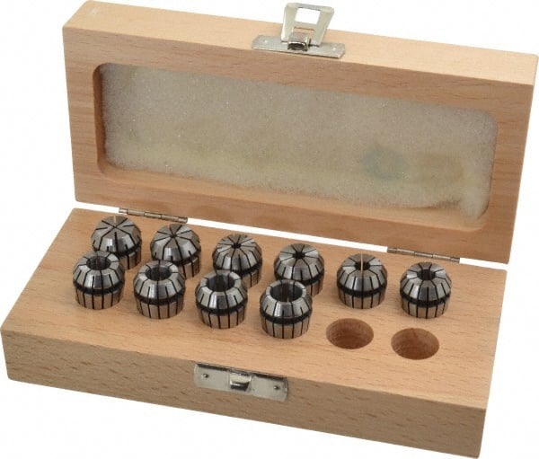 Collet Set: 10 Pc, Series ER16 MPN:ER16-S010