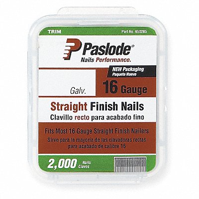 Finish Nail 16 ga 1-1/4 In PK2000 MPN:650282