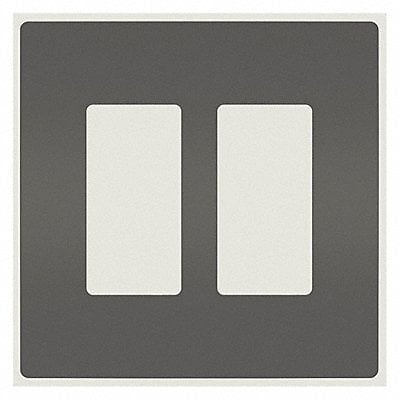 Rocker Wall Plate Smooth Plastic Black MPN:RWP262BK