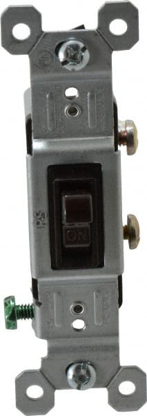 1 Pole, 120 VAC, 15 Amp, Specification Grade Toggle Wall Switch MPN:660G