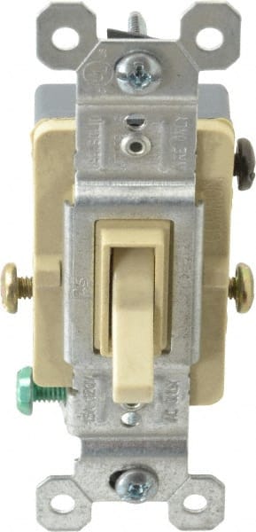 3 Pole, 120 VAC, 15 Amp, Specification Grade Toggle Three Way Switch MPN:663IG