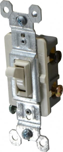 3 Pole, 120 VAC, 15 Amp, Specification Grade Toggle Three Way Switch MPN:663LAG