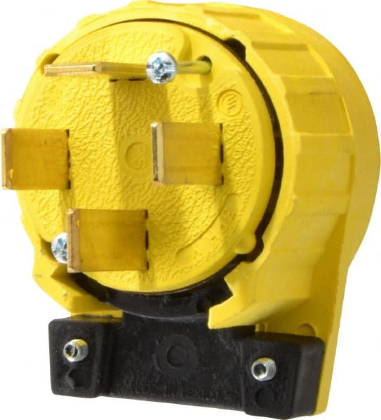 Straight Blade Plug: Specification, 18-60P, Yellow MPN:8302AN