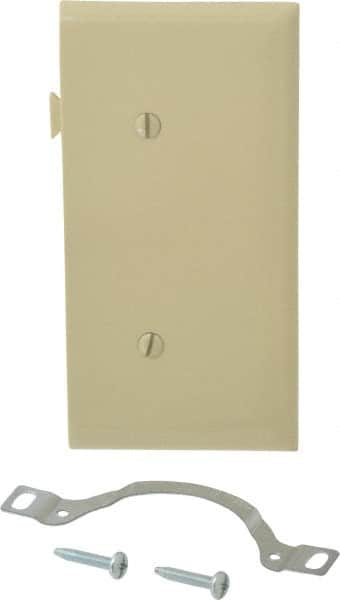 1 Gang, 4.9062 Inch Long x 2.4687 Inch Wide, Blank Wall Plate MPN:PJSE14I