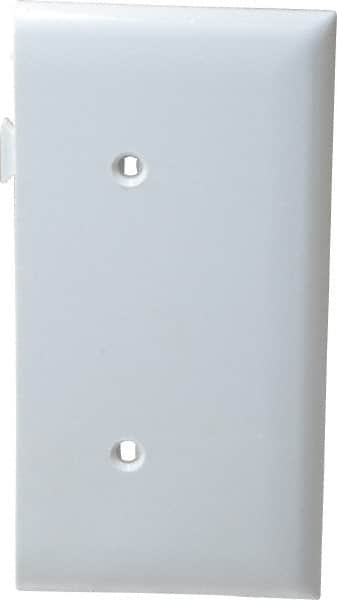 1 Gang, 4.9062 Inch Long x 2.4687 Inch Wide, Blank Wall Plate MPN:PJSE14W