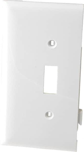 1 Gang, 4.9062 Inch Long x 2.4687 Inch Wide, Sectional Switch Plate MPN:PJSE1W