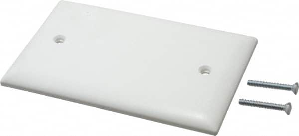 1 Gang, 4-11/16 Inch Long x 2-15/16 Inch Wide, Standard Switch Plate MPN:TP13W