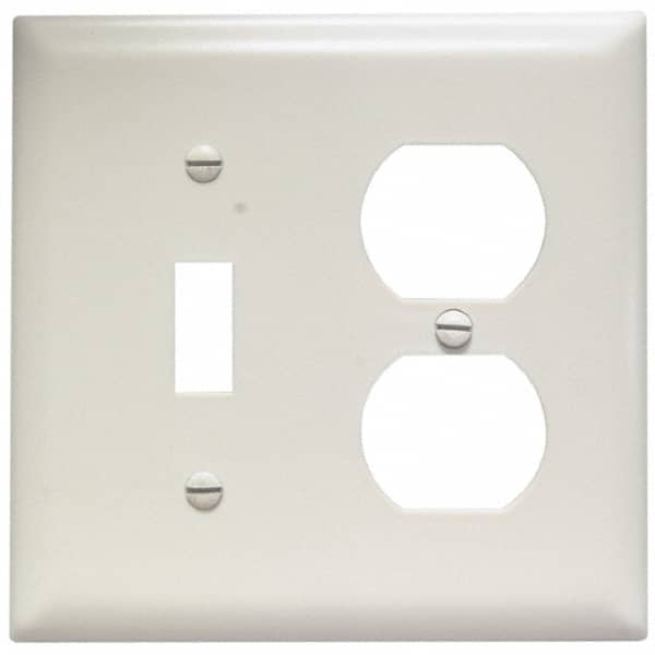 2 Gang, 4-1/2 Inch Long x 4-3/4 Inch Wide, Standard Combination Wall Plate MPN:TP18LA