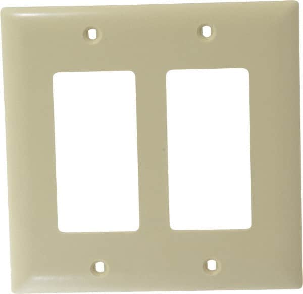 2 Gang, 4-3/4 Inch Long x 4-11/16 Inch Wide, Standard Switch Plate MPN:TP262I