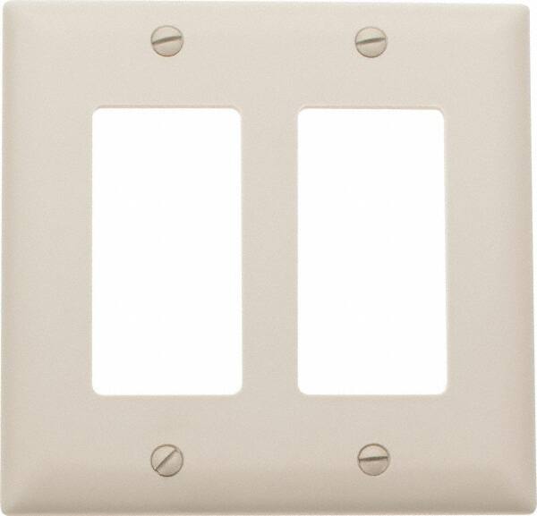 2 Gang, 4-3/4 Inch Long x 4-11/16 Inch Wide, Standard Switch Plate MPN:TP262LA