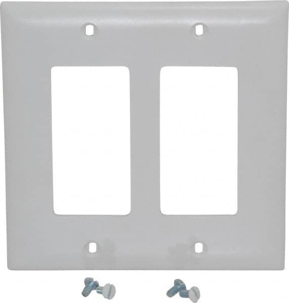 2 Gang, 4-3/4 Inch Long x 4-11/16 Inch Wide, Standard Switch Plate MPN:TP262W