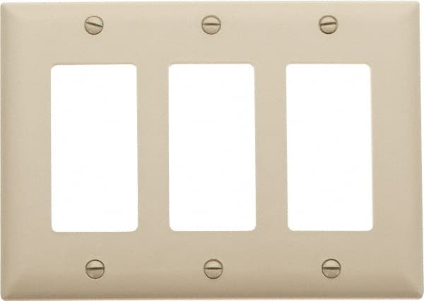 3 Gang, 4-1/2 Inch Long x 6.563 Inch Wide, Standard Switch Plate MPN:TP263I