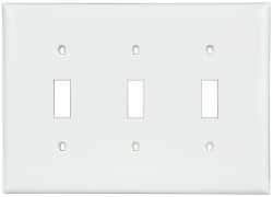 3 Gang, 4-1/2 Inch Long x 6.563 Inch Wide, Standard Switch Plate MPN:TP3W