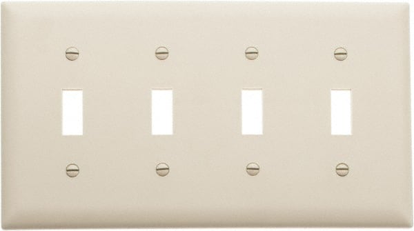 4 Gang, 4-1/2 Inch Long x 8-3/8 Inch Wide, Standard Switch Plate MPN:TP4I