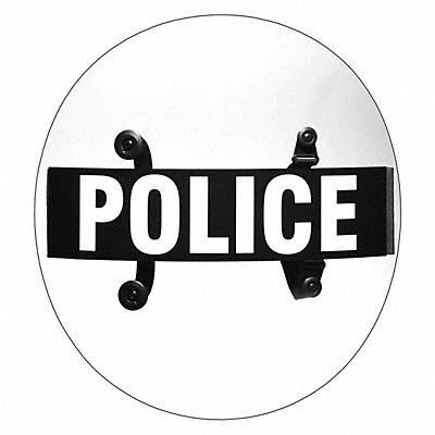 Round Federal Police Riot Shield Clear MPN:BS-7-FP