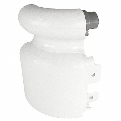 Left Handrail Return Linen White 3-1/8In MPN:BRL-425V-0-301