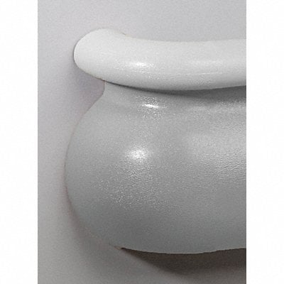 Left Handrail Return Slvr Gray 3-3/16In. MPN:BRL-625-0-210