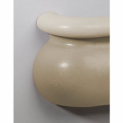 Left Handrail Return Tan 3-3/16In. MPN:BRL-625-0-3