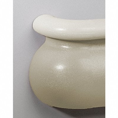 Left Handrail Return Eggshell 3-3/16In. MPN:BRL-625-0-370