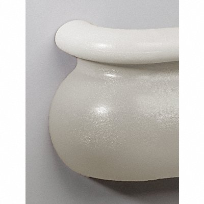 Lft Handrail Return Linen White 3-3/16In MPN:BRL-625S-0-301