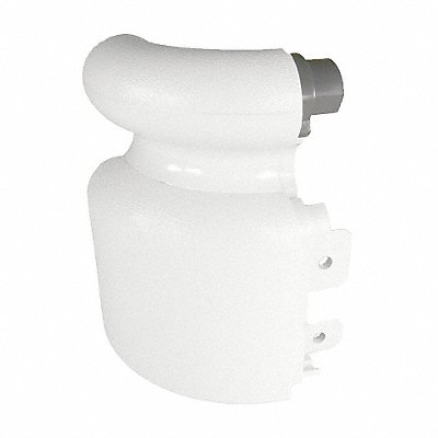 Right Handrail Return Linen White MPN:BRR-425V-0-301