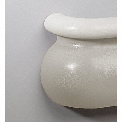 Right Handrail Return Linen White MPN:BRR-625-0-301