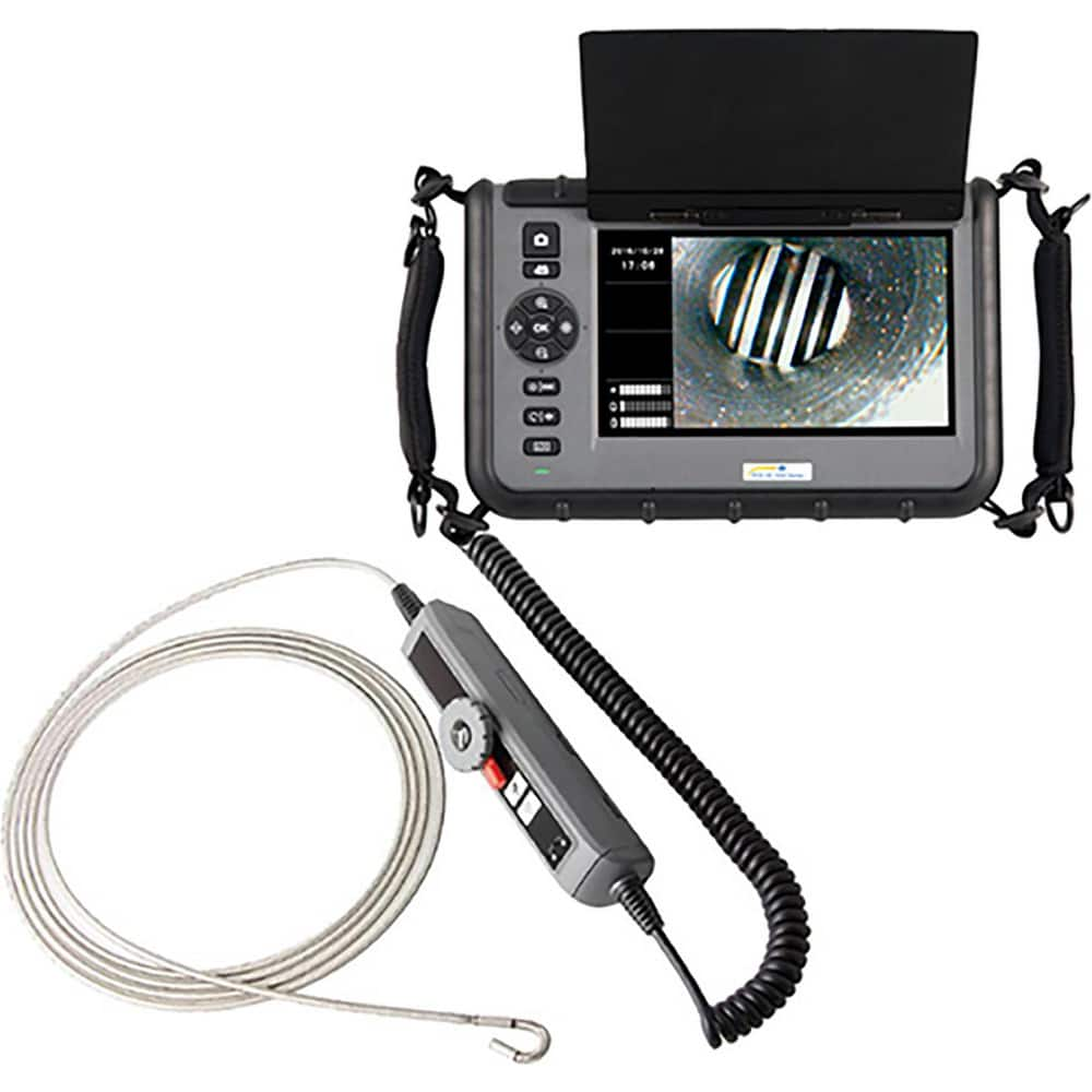 Compact Video Borescope, Data Logging Video Borescope & Video Inspection System: 4.5 mm Probe Dia, 640 x 480 pixels Resolution MPN:PCE-VE 1014N-F