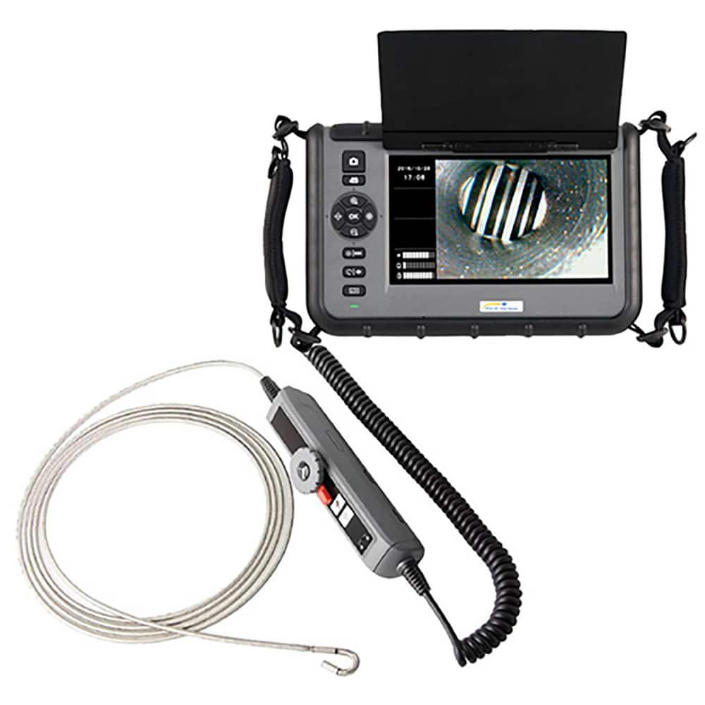 Compact Video Borescope, Data Logging Video Borescope & Video Inspection System: 4.5 mm Probe Dia, 640 x 480 pixels Resolution MPN:PCE-VE 1034N-F