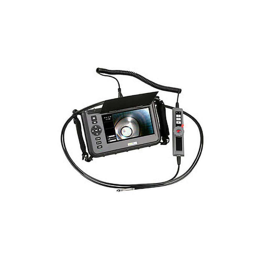 Compact Video Borescope, Data Logging Video Borescope & Video Inspection System: 6 mm Probe Dia, 640 x 480 pixels Resolution MPN:PCE-VE 1036HR-F