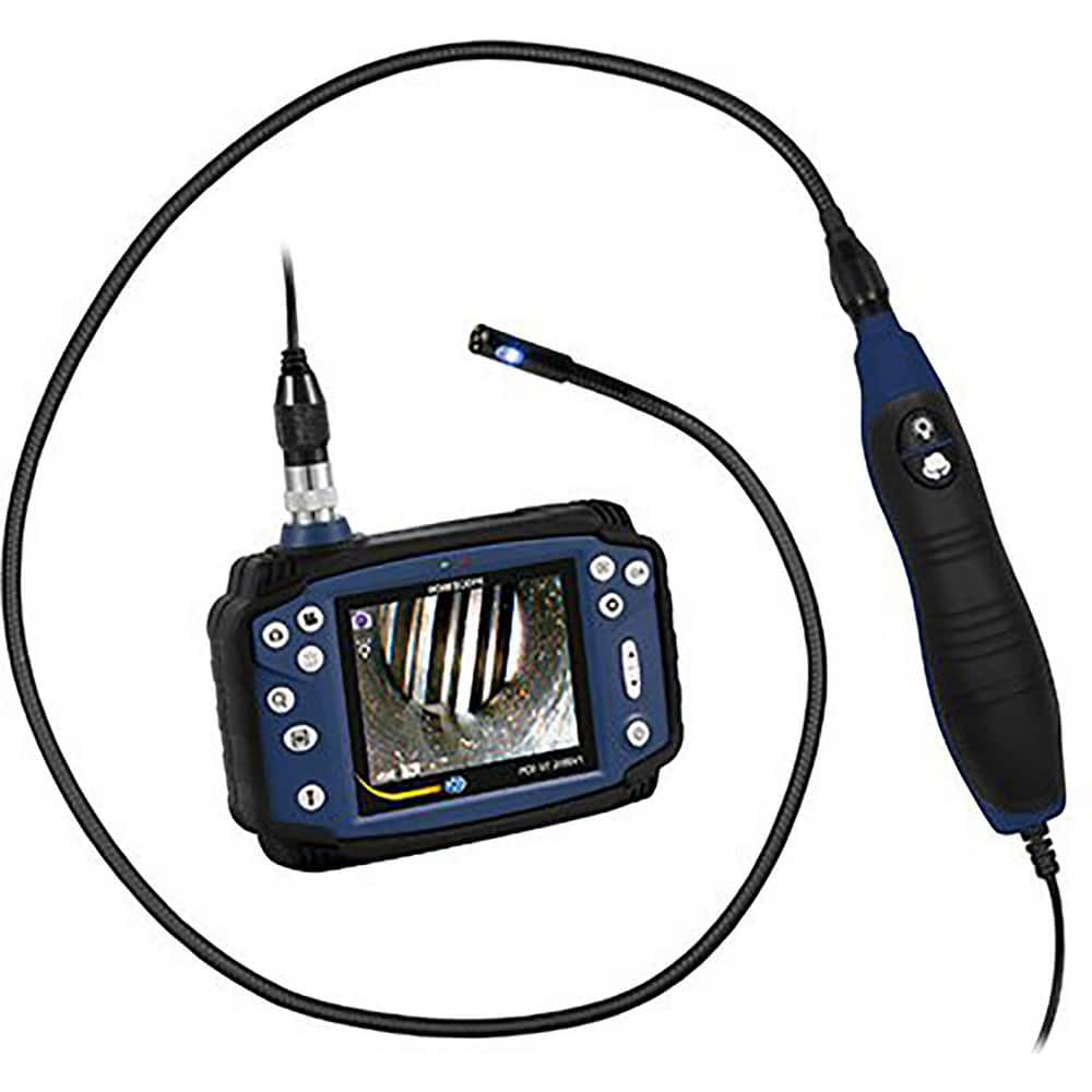 Compact Video Borescope, Data Logging Video Borescope & Video Inspection System: 9 mm Probe Dia, 640 x 480 pixels Resolution MPN:PCE-VE 200SV1