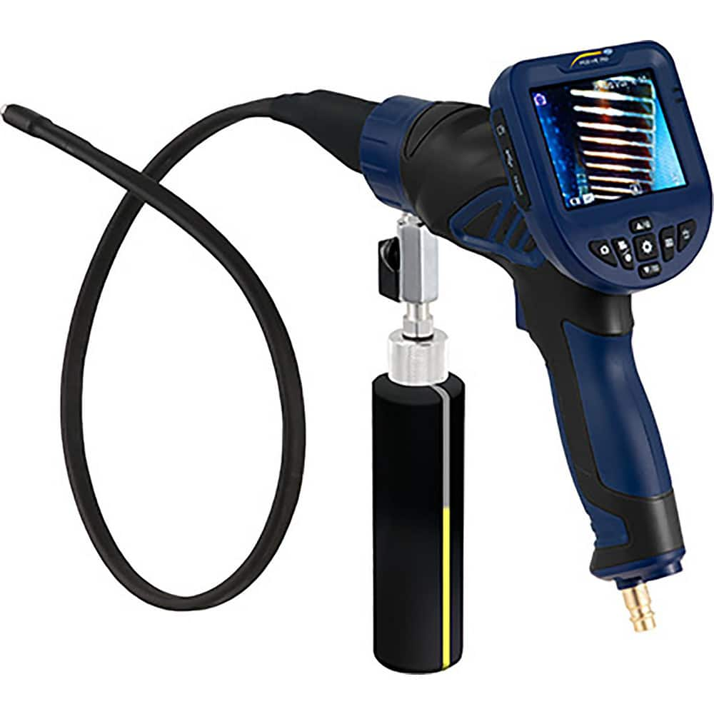 Compact Video Borescope, Data Logging Video Borescope & Video Inspection System: 8.5 mm Probe Dia, 640 x 480 pixels Resolution MPN:PCE-VE 250