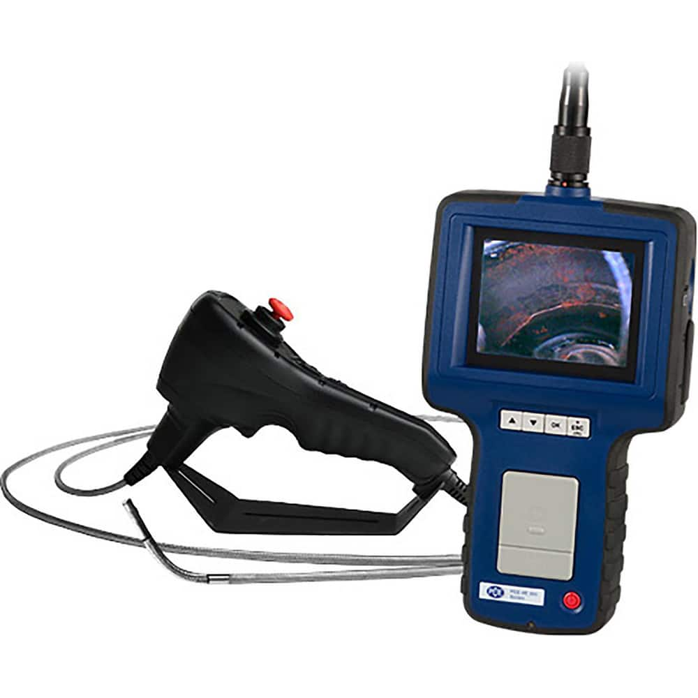 Compact Video Borescope, Data Logging Video Borescope & Video Inspection System: 6 mm Probe Dia, 640 x 480 pixels Resolution MPN:PCE-VE 370HR3